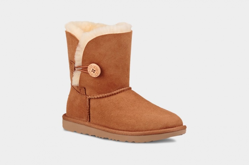 Ugg Bailey Button II Stövlar Barn Bruna | ON8046752