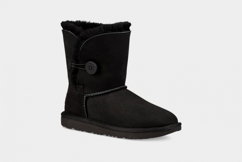 Ugg Bailey Button II Stövlar Barn Svarta | IA2681047