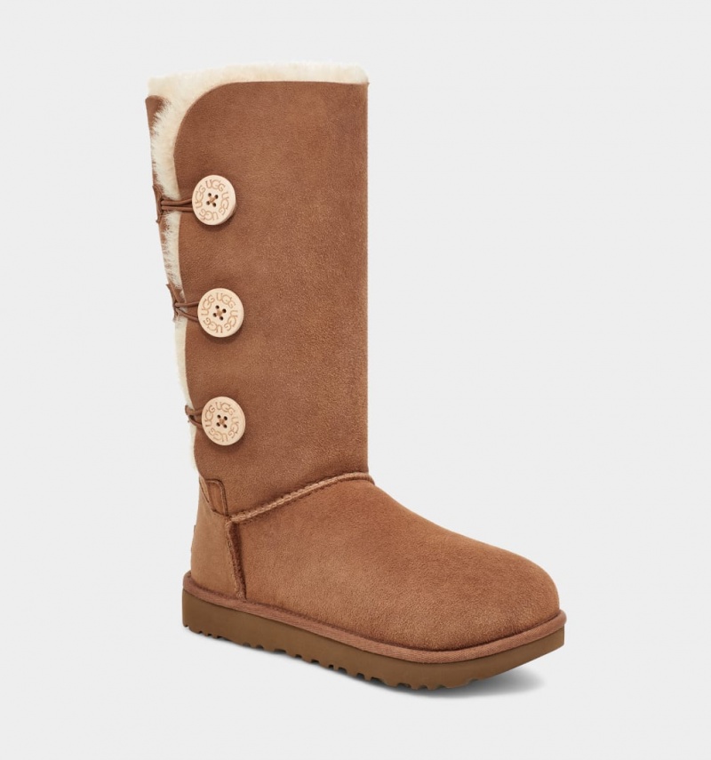 Ugg Bailey Button Triplet II Stövlar Dam Bruna | IO4187236