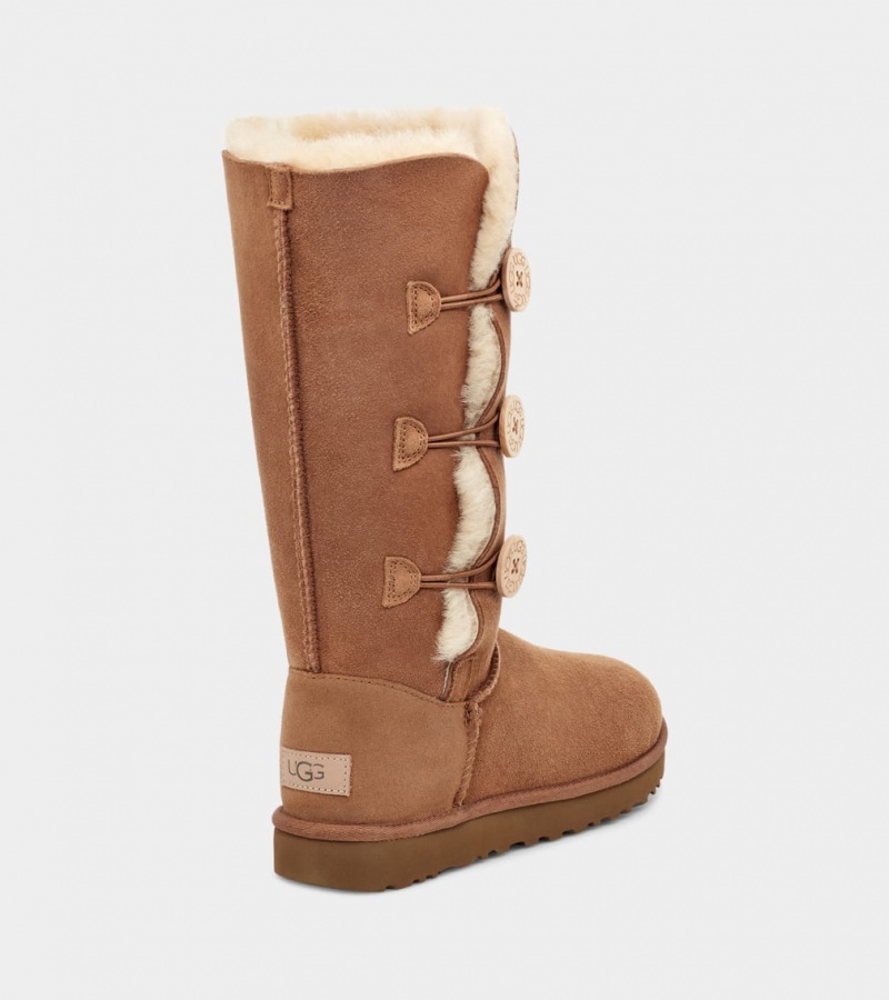 Ugg Bailey Button Triplet II Stövlar Dam Bruna | IO4187236