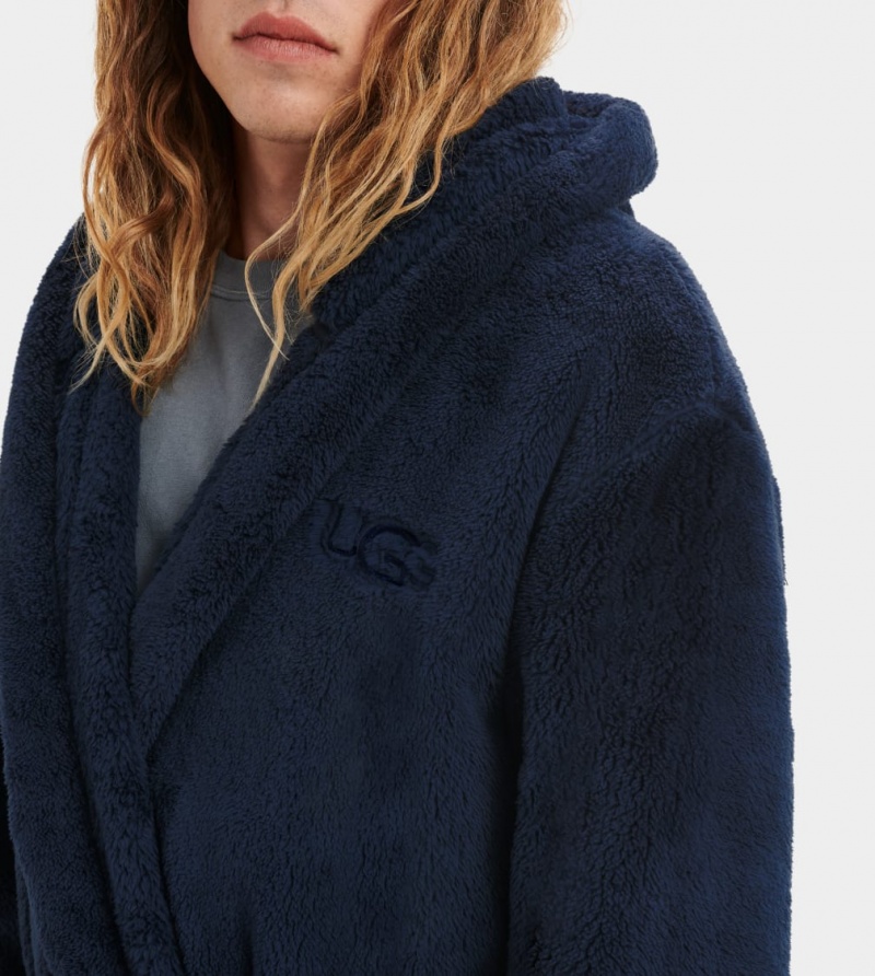 Ugg Beckett Robe Sovkläder Herr Svarta | US0638512