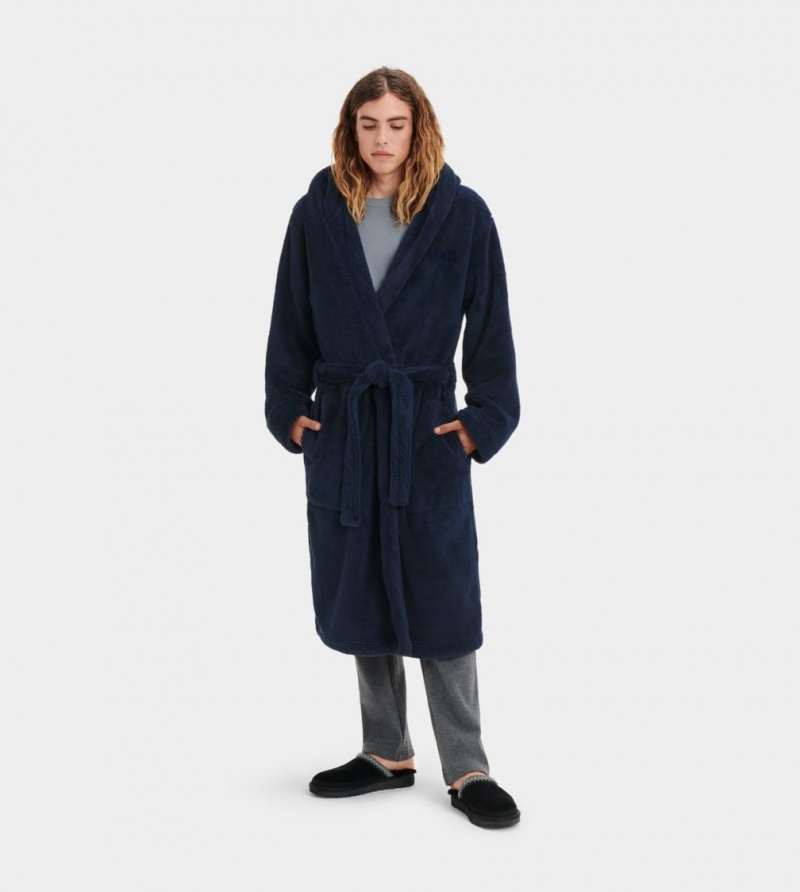 Ugg Beckett Robe Sovkläder Herr Svarta | US0638512