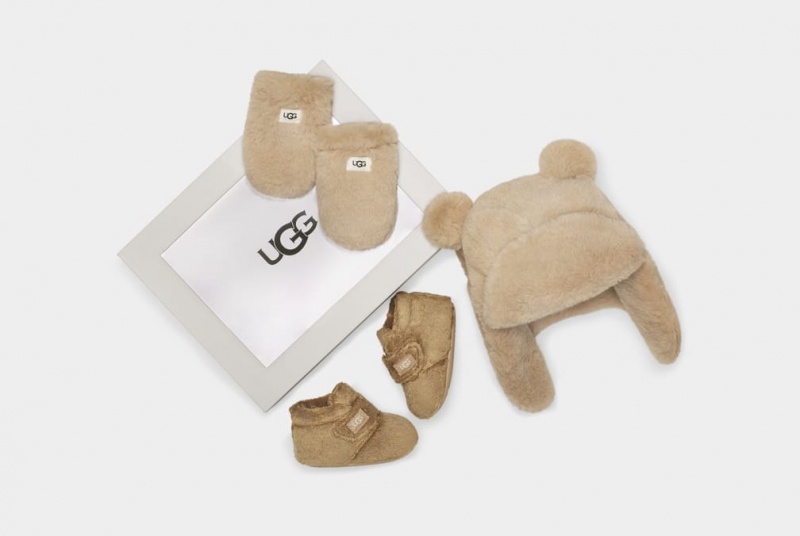 Ugg Bixbee And And Mitten Set Stövlar Barn Choklad | OY4827059