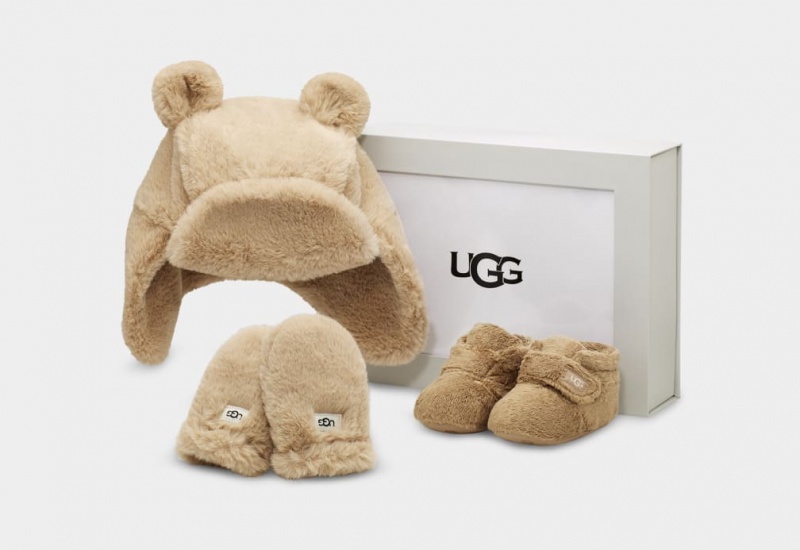 Ugg Bixbee And And Mitten Set Stövlar Barn Choklad | OY4827059