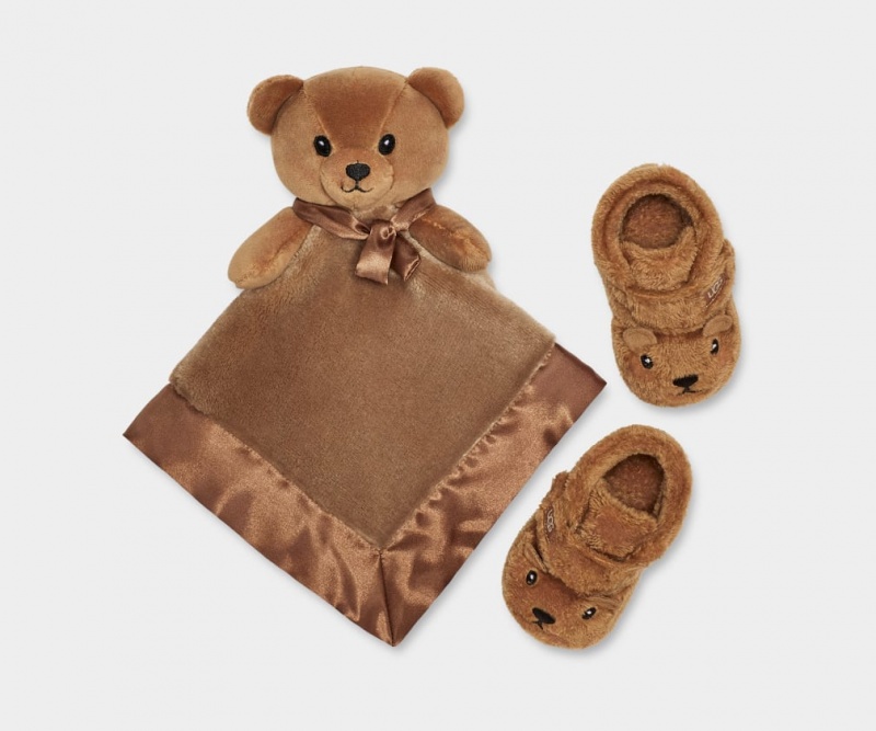 Ugg Bixbee And Lovey Bear Stuffie Stövlar Barn Bruna | IW4903186