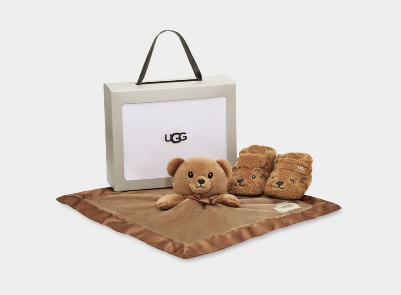 Ugg Bixbee And Lovey Bear Stuffie Stövlar Barn Bruna | IW4903186