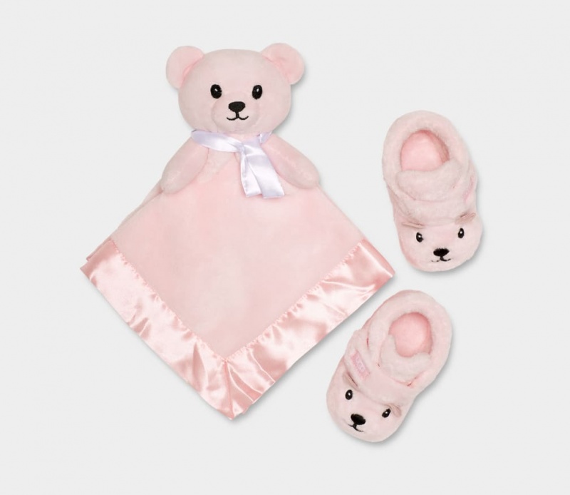 Ugg Bixbee And Lovey Bear Stuffie Stövlar Barn Rosa | SZ7291305