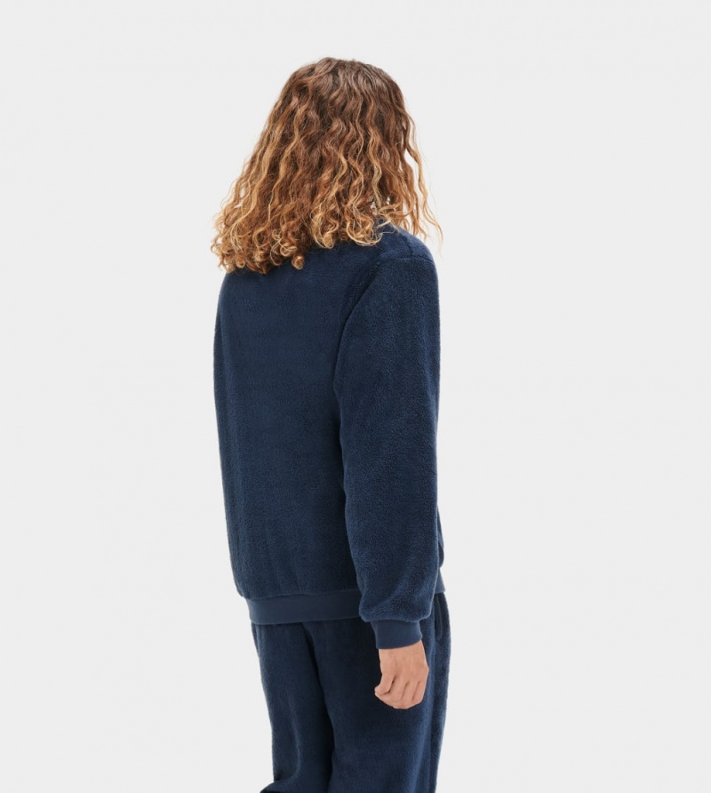 Ugg Coby Pullover Sweatshirt Herr Marinblå | NG1932864