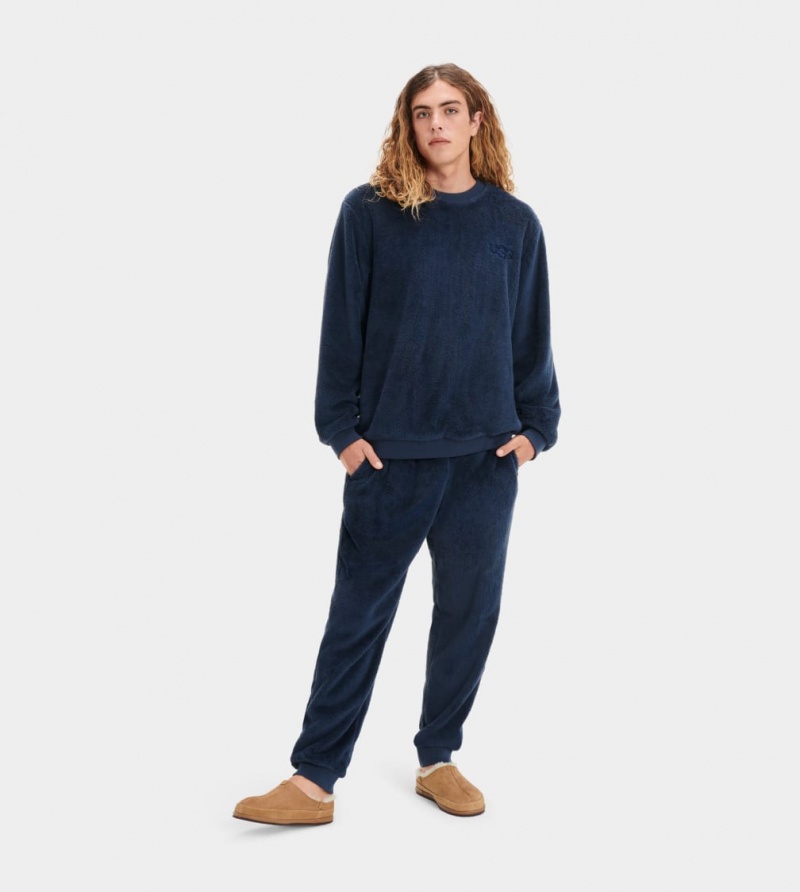 Ugg Coby Pullover Sweatshirt Herr Marinblå | NG1932864