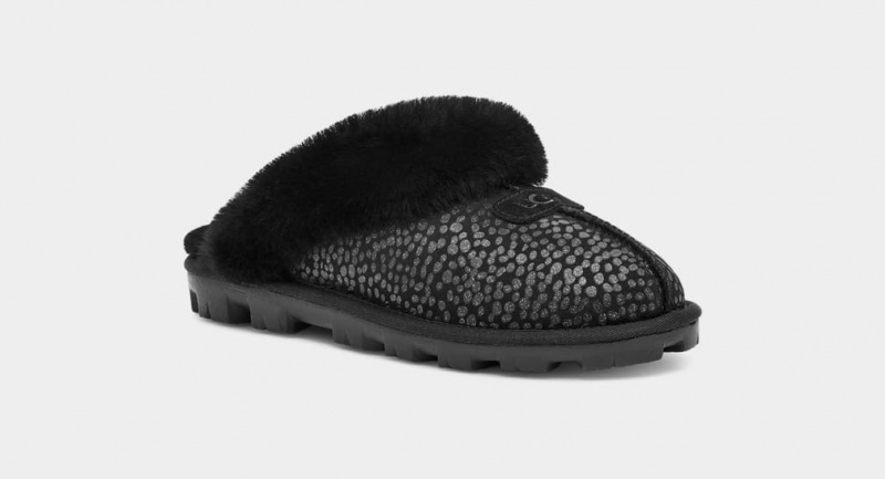 Ugg Coquette Sparkle Spots Tofflor Dam Svarta | GX0428916