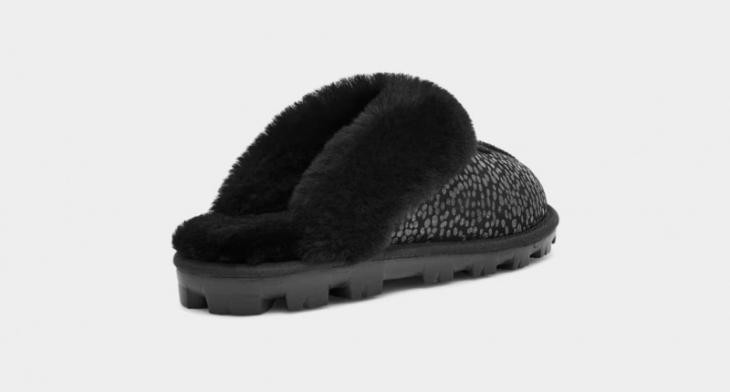 Ugg Coquette Sparkle Spots Tofflor Dam Svarta | GX0428916