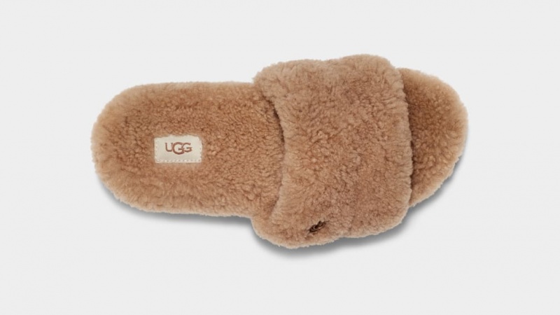 Ugg Cozetta Curly Badtofflor Dam Bruna | VQ2931408