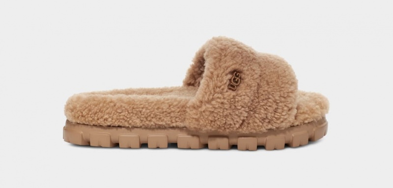 Ugg Cozetta Curly Badtofflor Dam Bruna | VQ2931408