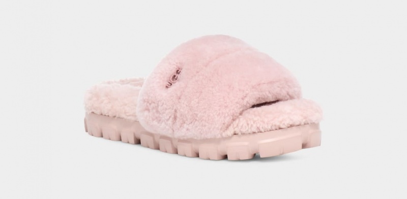 Ugg Cozetta Curly Badtofflor Dam Rosa | GW9163487