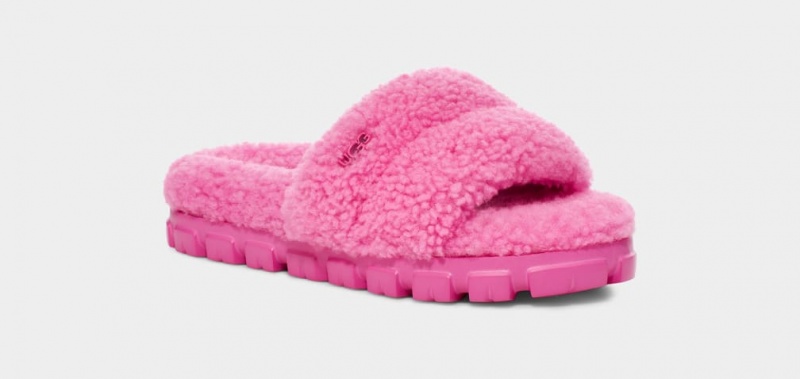 Ugg Cozetta Curly Tofflor Dam Rosa | PX6873125