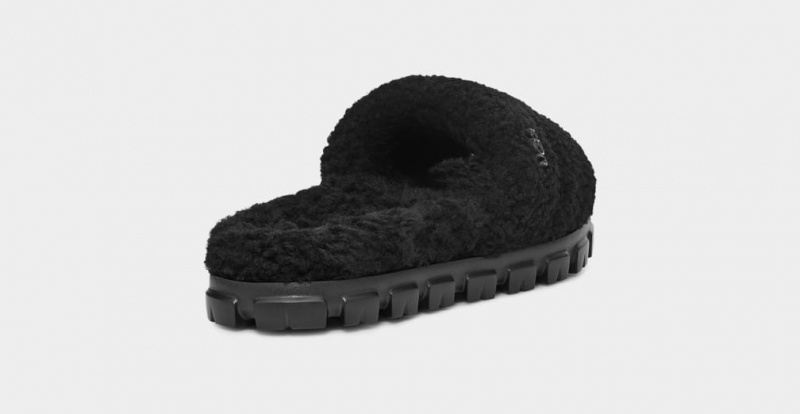 Ugg Cozetta Curly Tofflor Dam Svarta | DX5064893