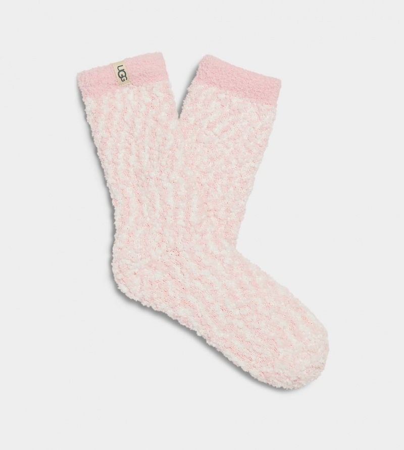 Ugg Cozy Chenille Strumpor Dam Rosa | ZR2374965