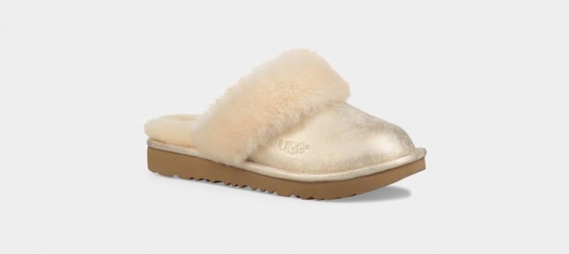 Ugg Cozy II Metallic Tofflor Barn Guld | AM3780125