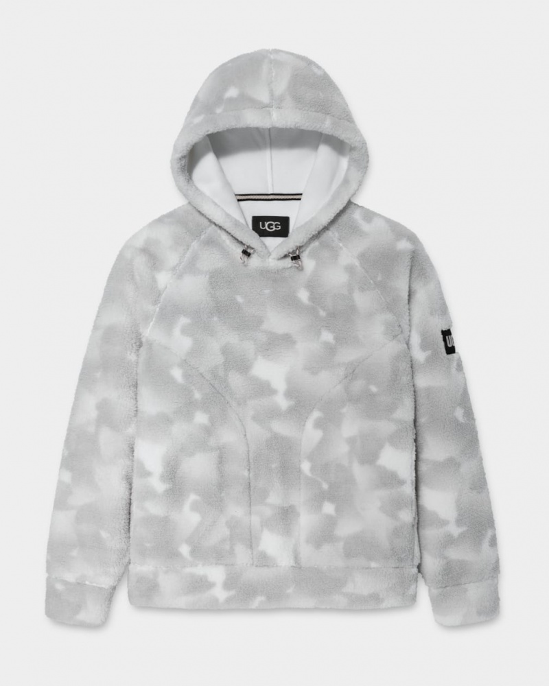 Ugg Dannen Sherpa Hoodie Herr Vita Camo | SY7128496