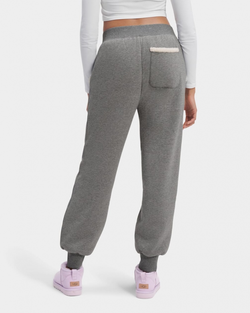 Ugg Daylin Bonded Fleece Logo Sweatpants Dam Grå | BZ0438716