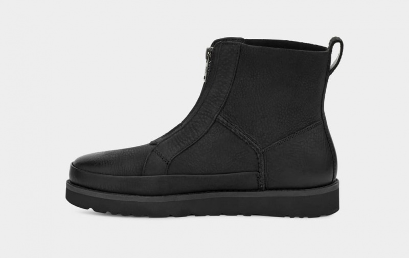 Ugg Deconstructed Front Zip Stövlar Dam Svarta | WP2854031