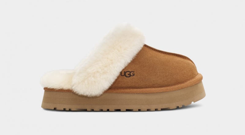 Ugg Disquette Tofflor Dam Bruna | GY1953086