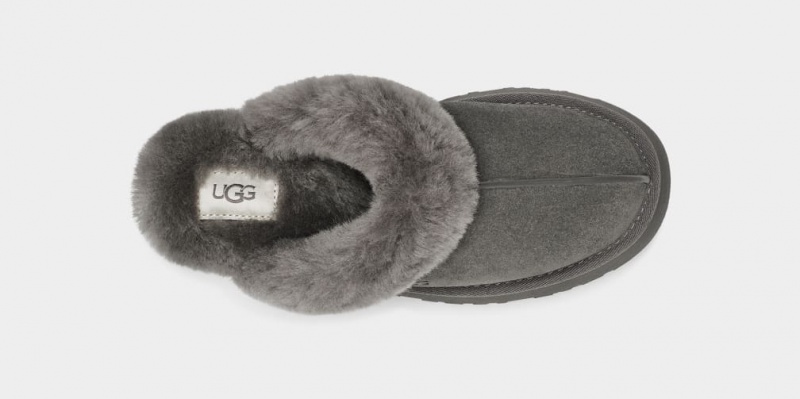 Ugg Disquette Tofflor Dam Grå | WY5140287