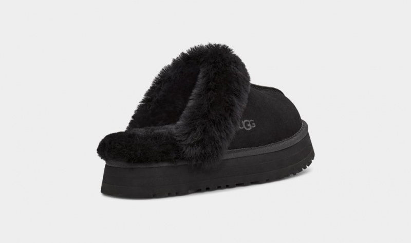 Ugg Disquette Tofflor Dam Svarta | XI0941327