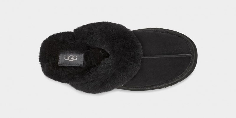 Ugg Disquette Tofflor Dam Svarta | XI0941327