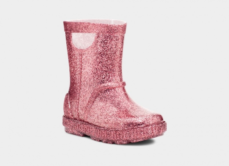 Ugg Drizlita Glitter Stövlar Barn Rosa | PG4120586