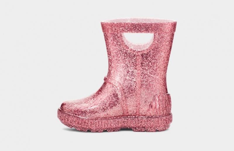 Ugg Drizlita Glitter Stövlar Barn Rosa | PG4120586