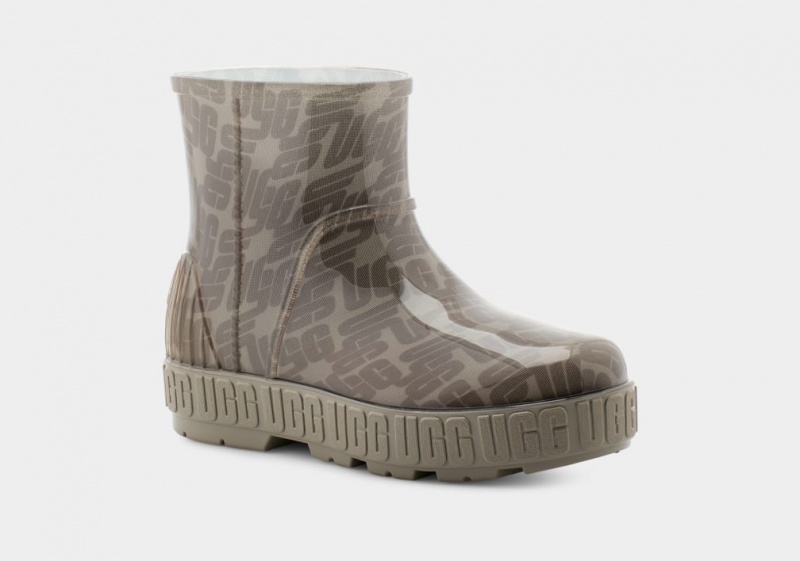 Ugg Drizlita Tryck Monogram Stövlar Dam Gröna | KF6052983