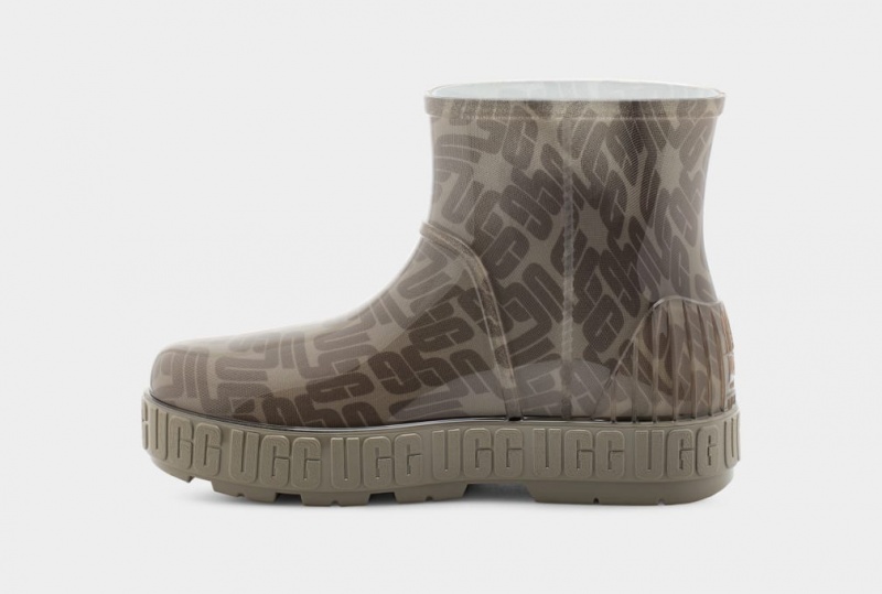 Ugg Drizlita Tryck Monogram Stövlar Dam Gröna | KF6052983