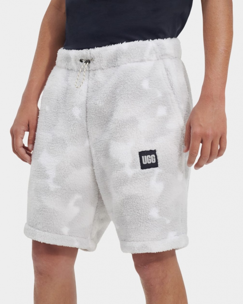 Ugg Eckard Sherpa Shorts Herr Vita Camo | VH0329674