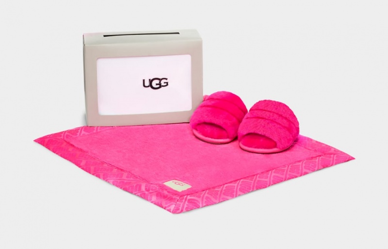 Ugg Fluff Yeah And Lovey Tofflor Barn Rosa | IS6517394