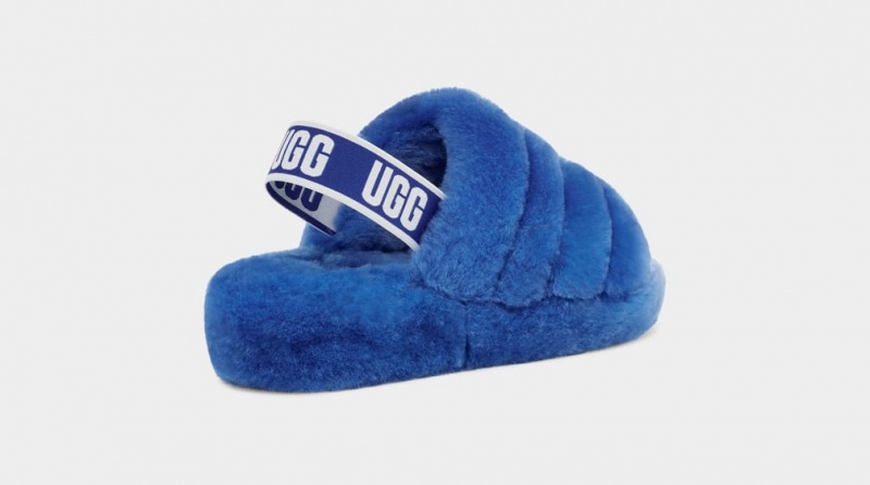 Ugg Fluff Yeah Badtofflor Dam Blå | OF7915263