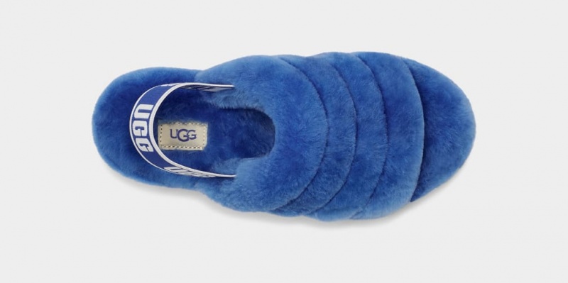 Ugg Fluff Yeah Badtofflor Dam Blå | OF7915263