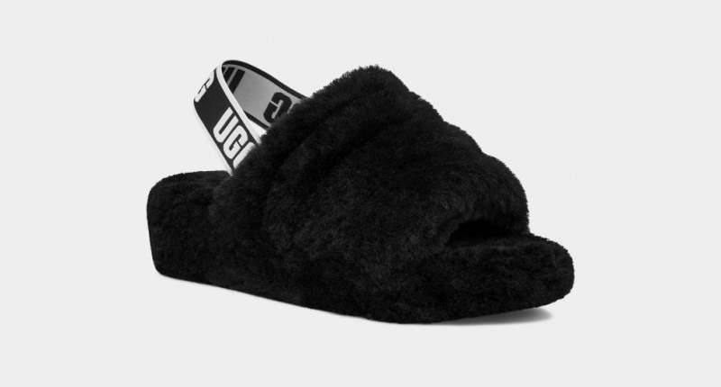 Ugg Fluff Yeah Badtofflor Dam Svarta | NX2368170