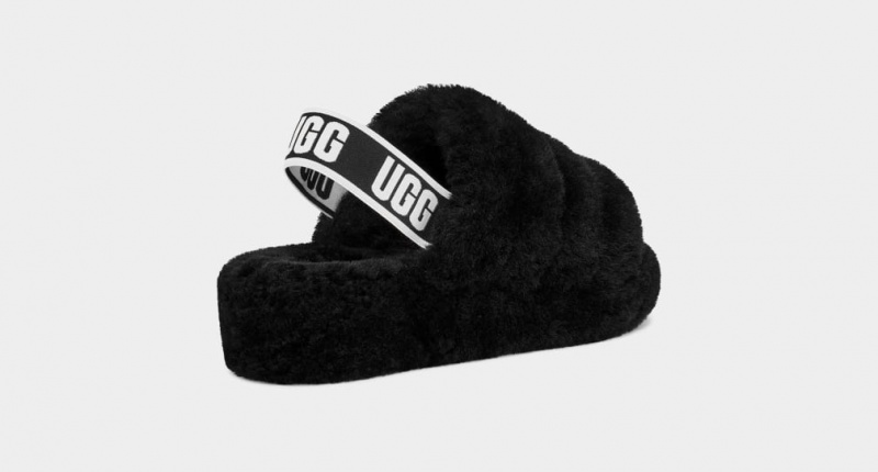 Ugg Fluff Yeah Badtofflor Dam Svarta | NX2368170