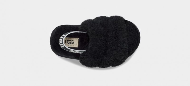 Ugg Fluff Yeah Tofflor Barn Svarta | CF0392485