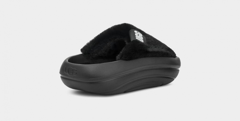 Ugg FoamOplush Badtofflor Dam Svarta | YH8469157