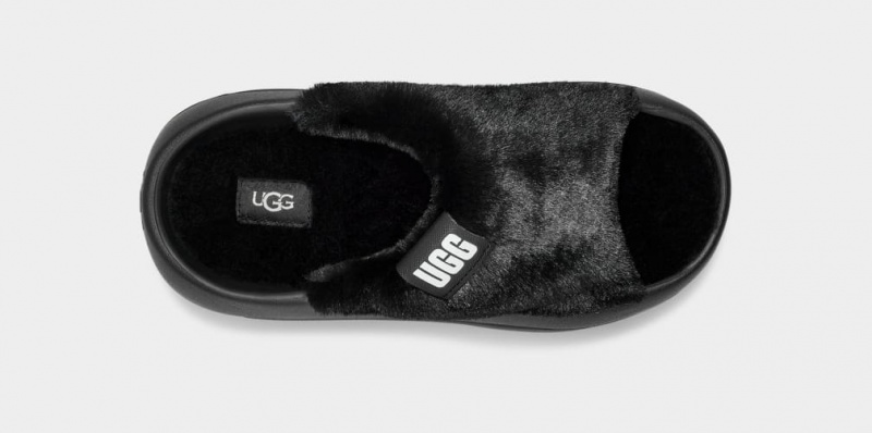 Ugg FoamOplush Badtofflor Dam Svarta | YH8469157