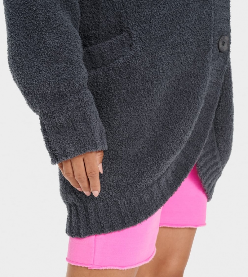 Ugg Franca Travel Cardigan Dam Obsidian | LG8702395