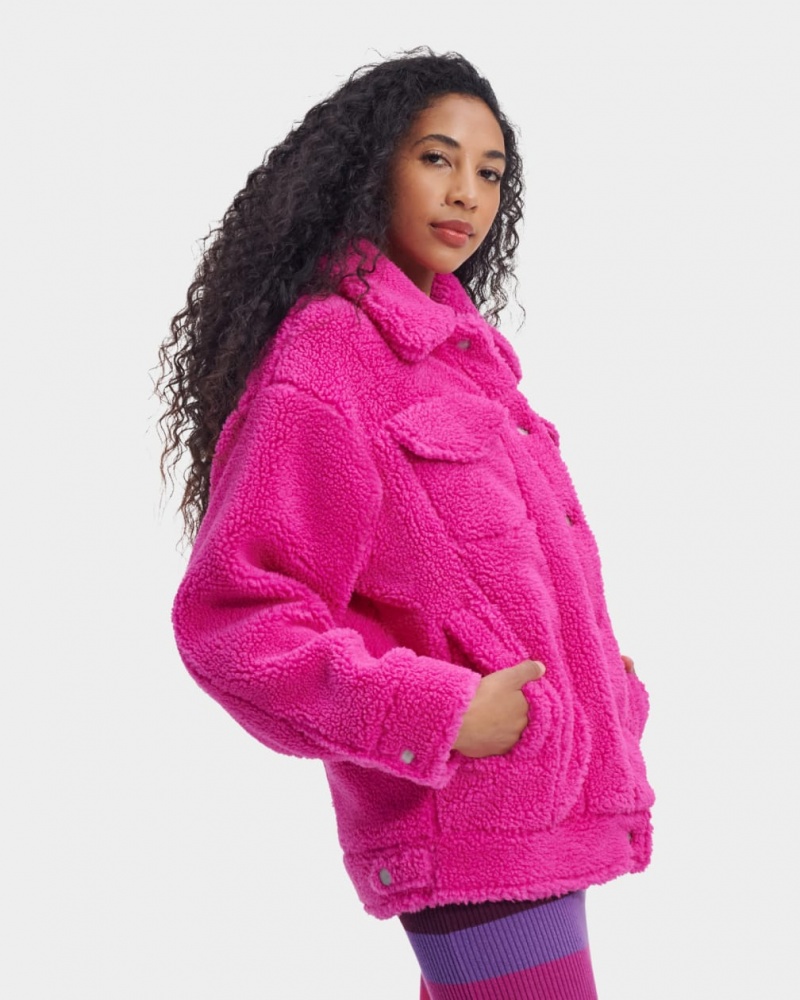 Ugg Frankie Sherpa Trucker Jacka Dam Rosa | XP5712068