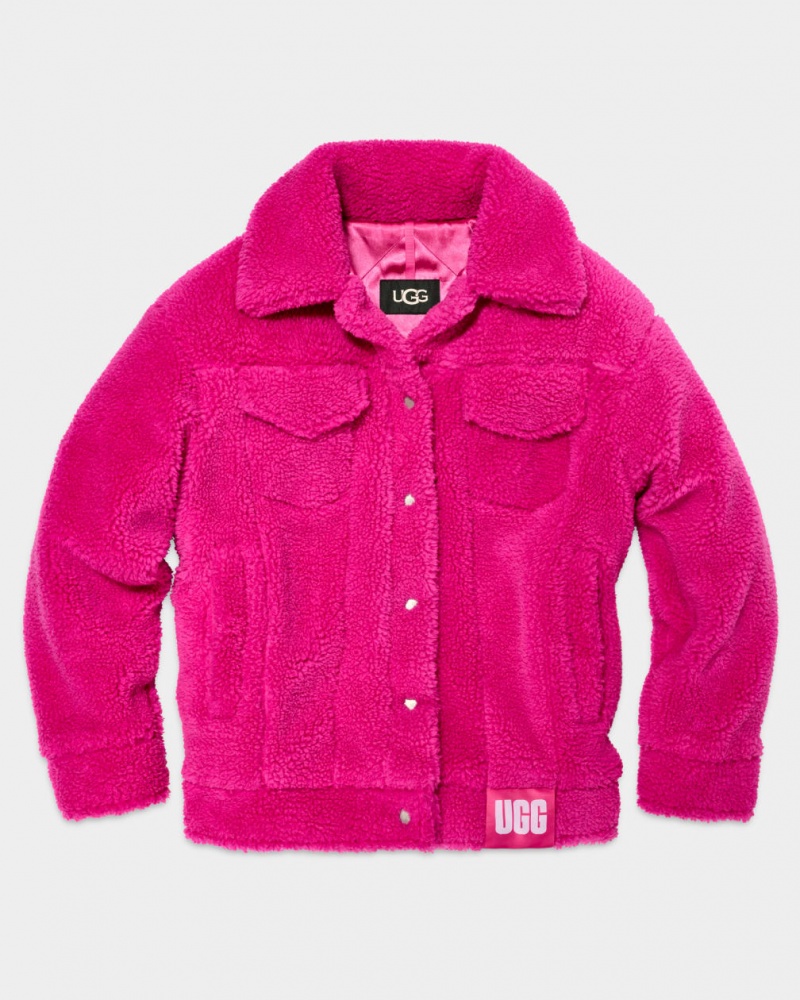 Ugg Frankie Sherpa Trucker Jacka Dam Rosa | XP5712068