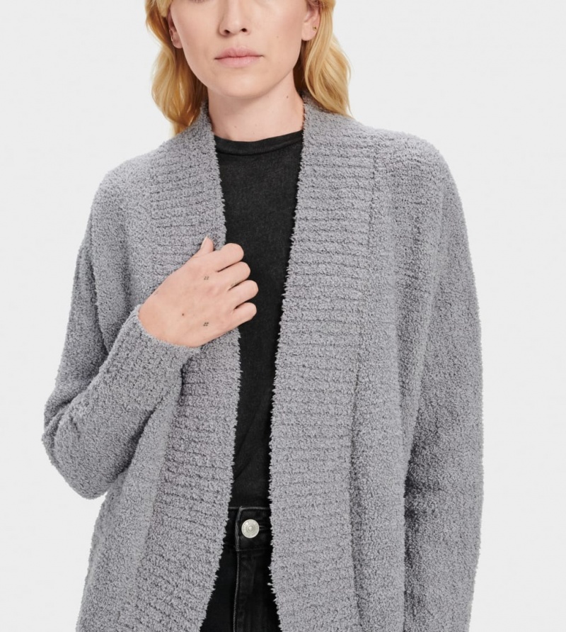 Ugg Fremont Cardigan Dam Grå | IY3860749