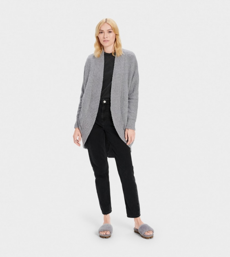 Ugg Fremont Cardigan Dam Grå | IY3860749