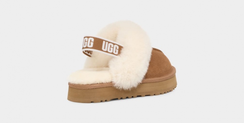 Ugg Funkette Tofflor Barn Bruna | XL4627908