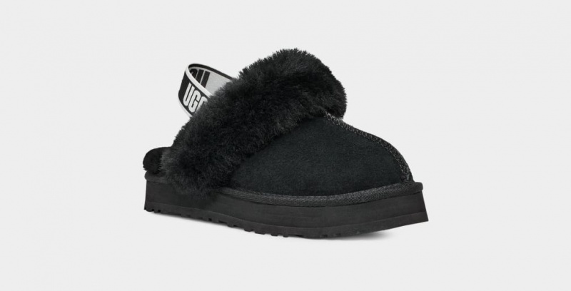 Ugg Funkette Tofflor Barn Svarta | BY4123508