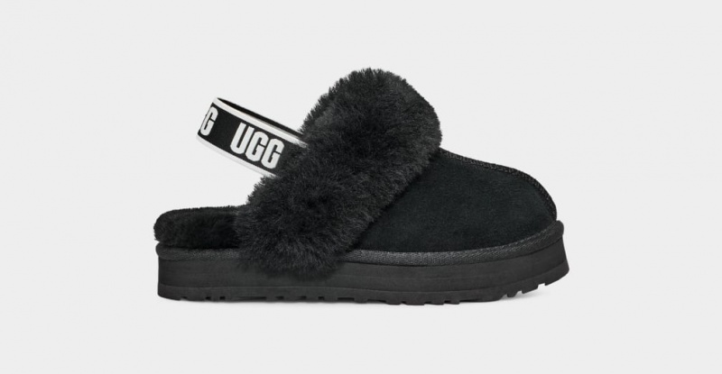 Ugg Funkette Tofflor Barn Svarta | BY4123508